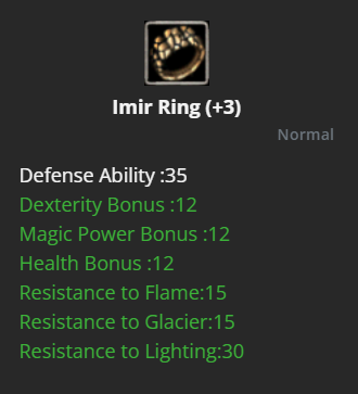 Imir Ring +3