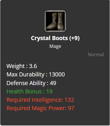 Crystal Boots +9